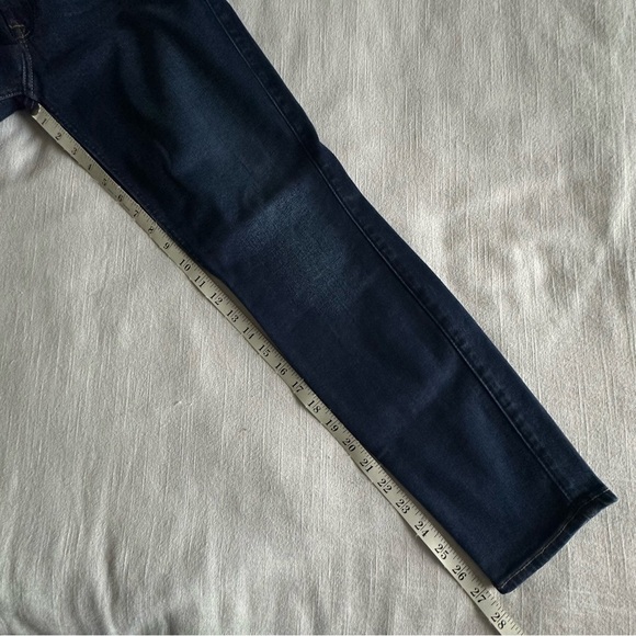 7 For All Mankind Jeans Womens 29 Blue Ankle Gwenevere Skinny Stretch Denim - Picture 6 of 9